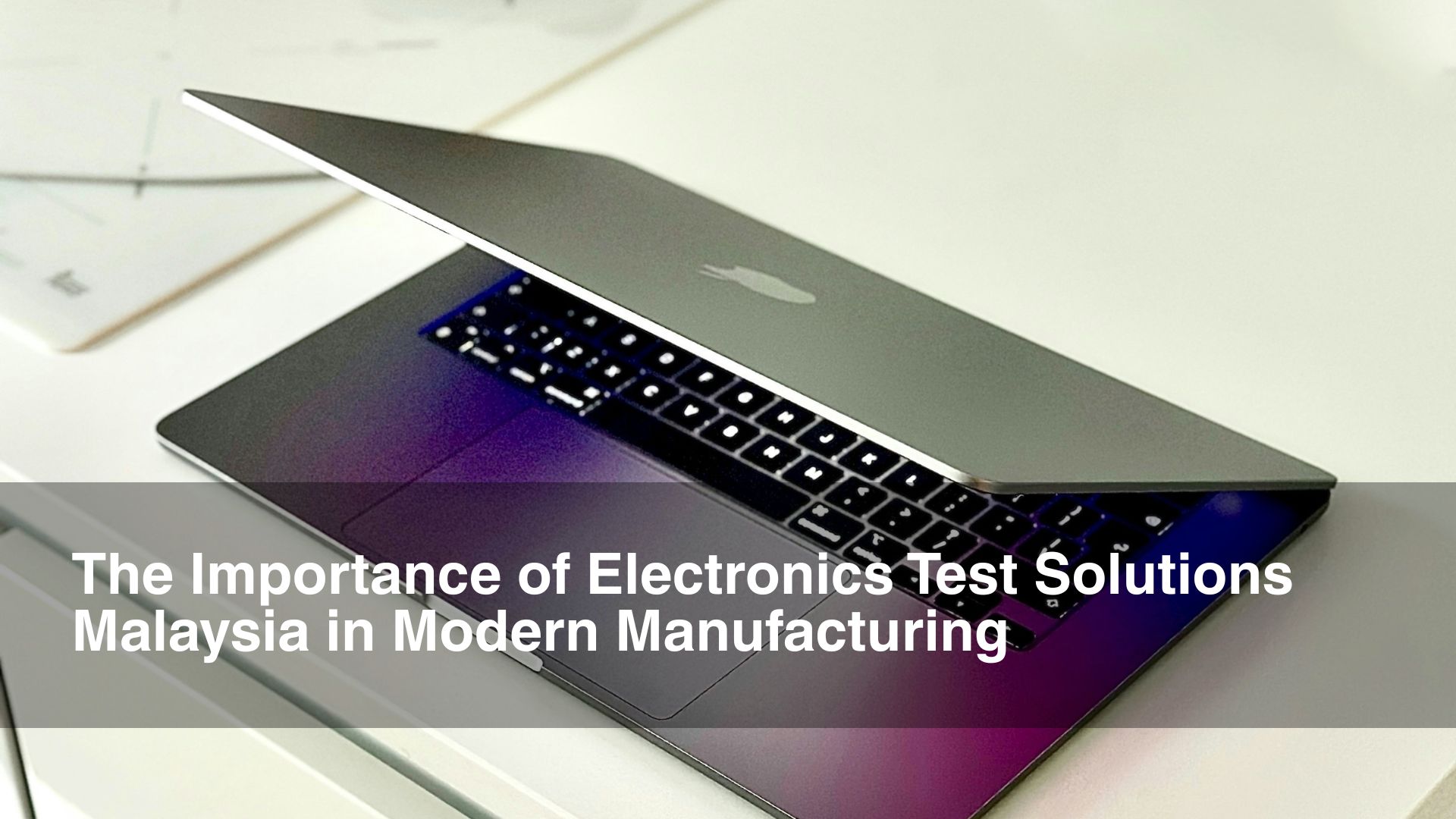 Laptop half closed electronics solutions malaysia